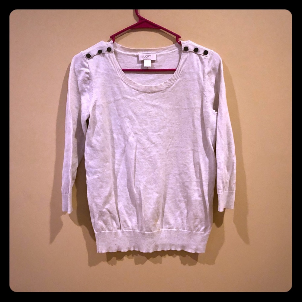 3/4 sleeve sweater